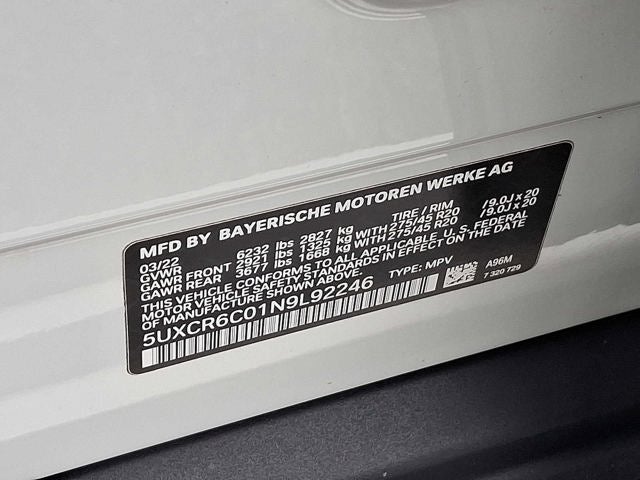 2022 BMW X5 xDrive40i Sports Activity Vehicle