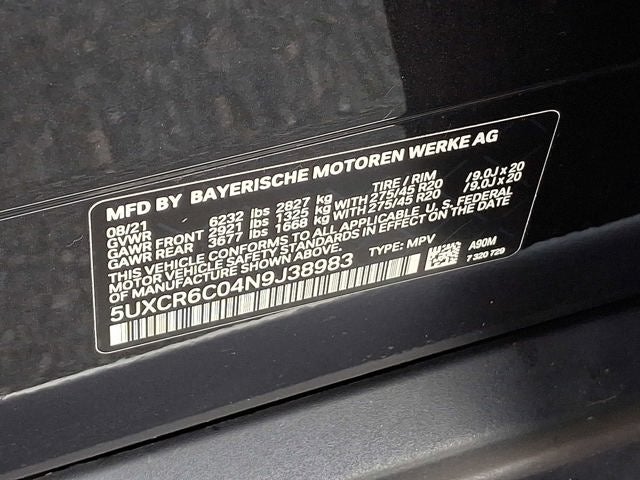 2022 BMW X5 xDrive40i Sports Activity Vehicle