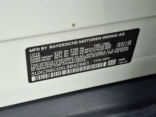 2020 BMW X5 xDrive40i Sports Activity Vehicle