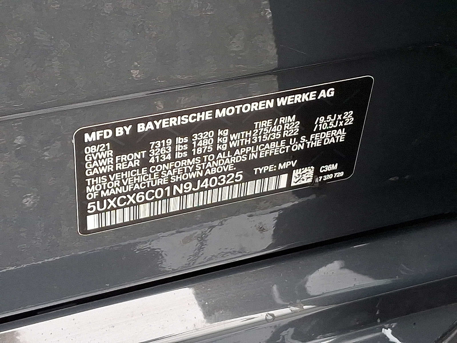 2022 BMW X7 M50i Sports Activity Vehicle