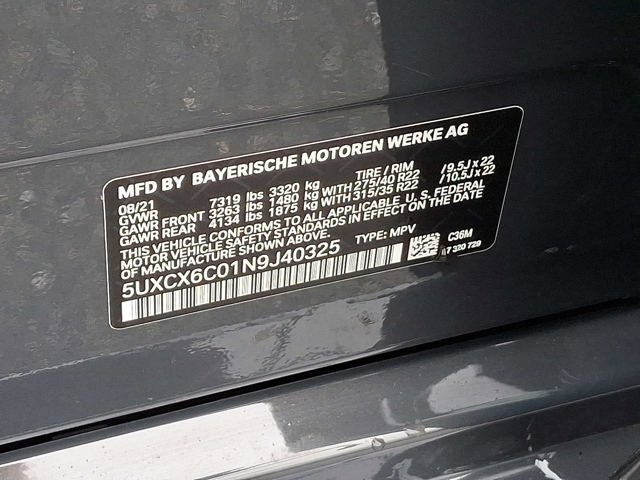 2022 BMW X7 M50i Sports Activity Vehicle