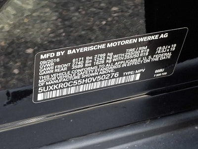 2017 BMW X5 xDrive35i Sports Activity Vehicle