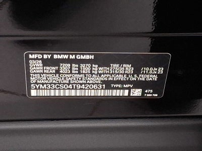 2026 BMW XM Label Sports Activity Vehicle