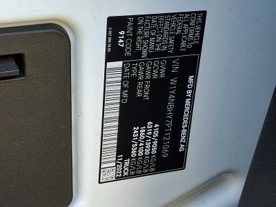 2023 Mercedes-Benz Sprinter 2500 Standard Roof I4 Diesel HO 144 RWD