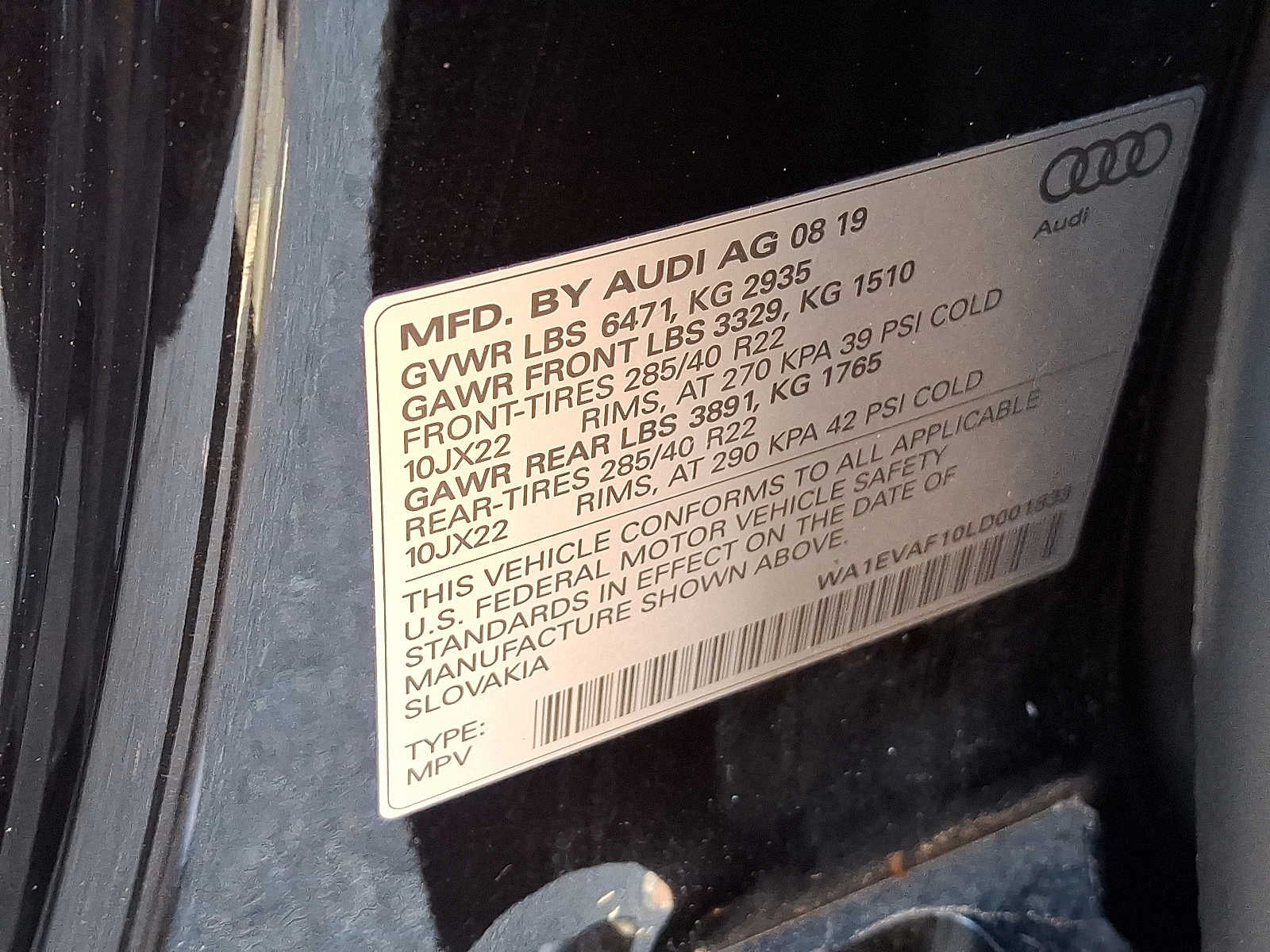 2020 Audi Q8 Premium Plus 55 TFSI quattro