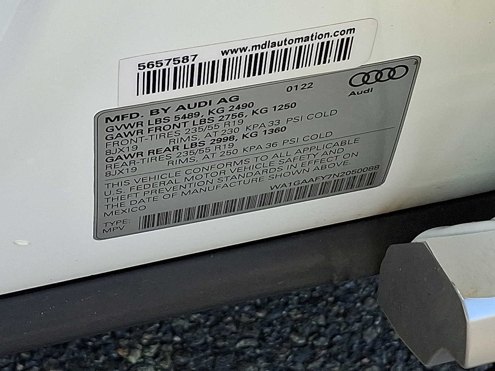 2022 Audi Q5 S line Premium 45 TFSI quattro