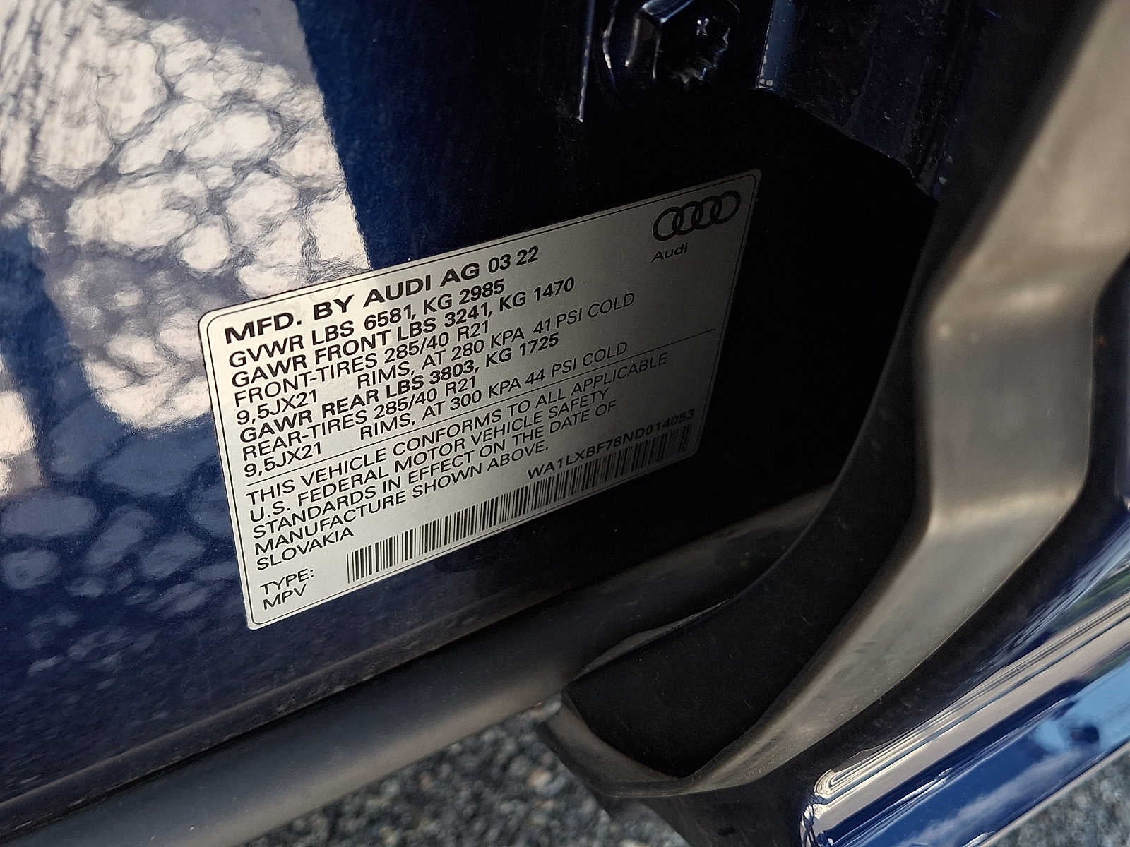 2022 Audi Q7 Premium Plus 55 TFSI quattro