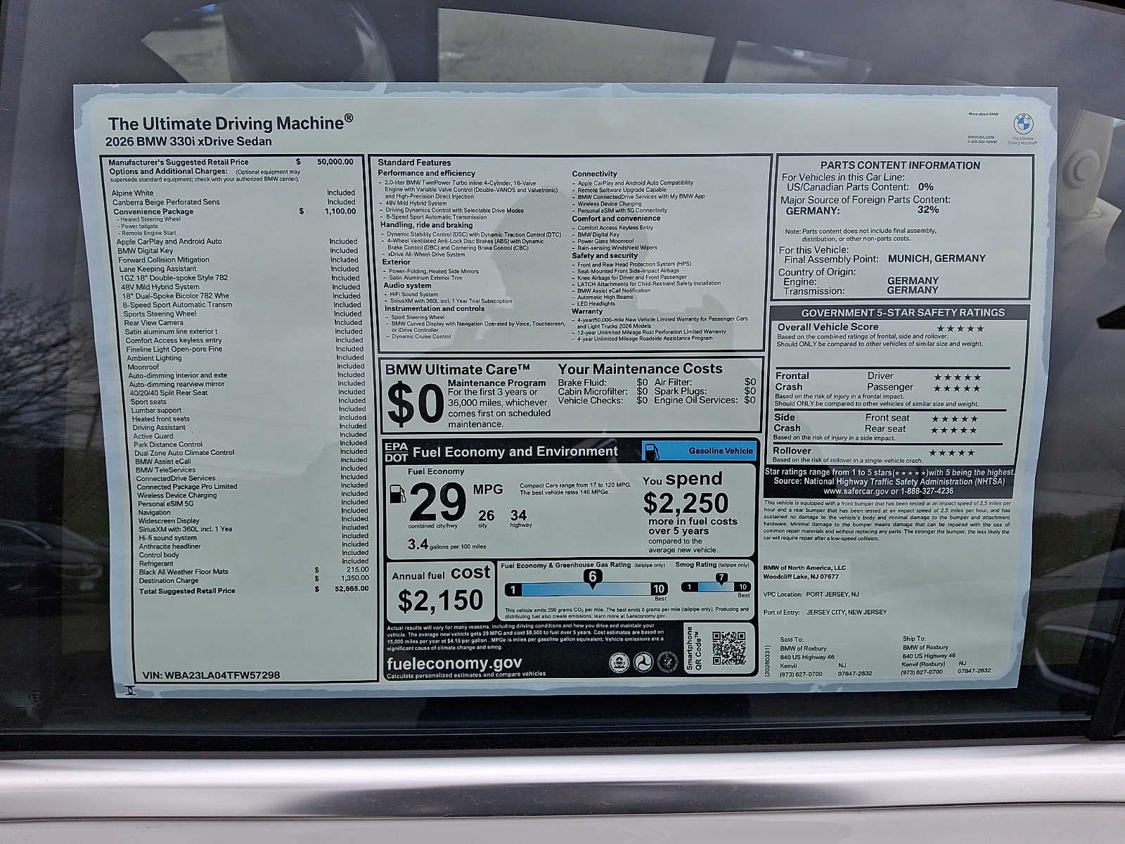 2026 BMW 3 Series 330i xDrive Sedan *Ltd Avail*
