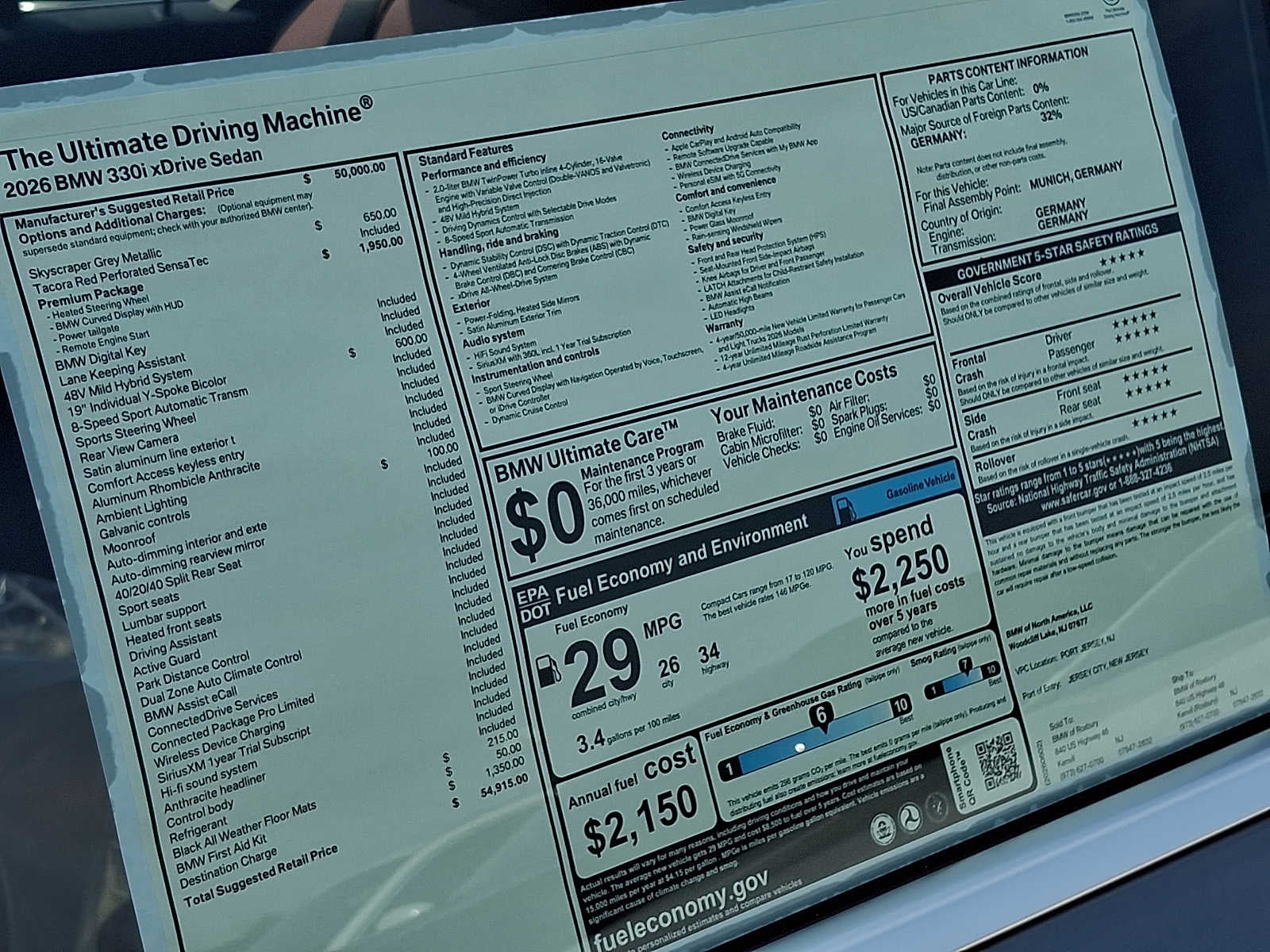 2026 BMW 3 Series 330i xDrive Sedan *Ltd Avail*