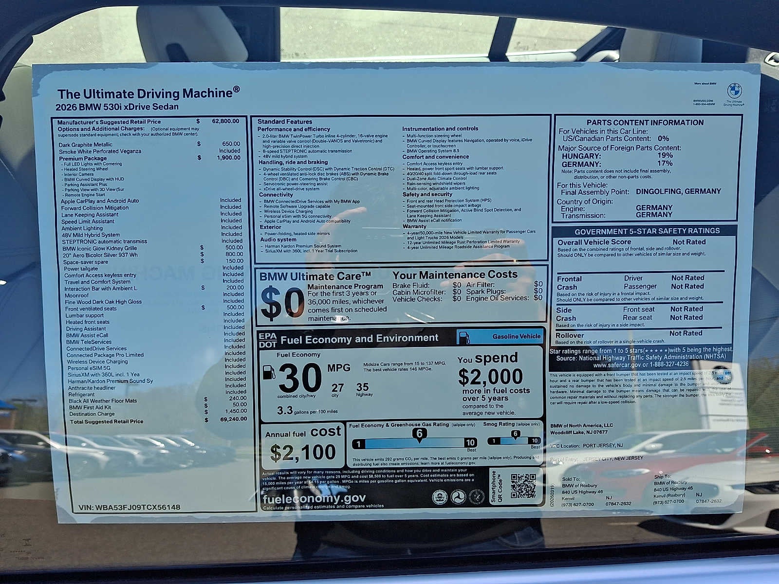 2026 BMW 5 Series 530i xDrive Sedan
