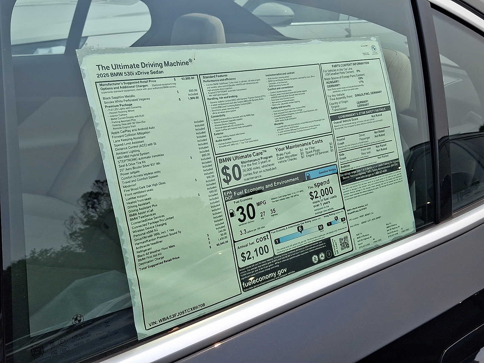 2026 BMW 5 Series 530i xDrive Sedan