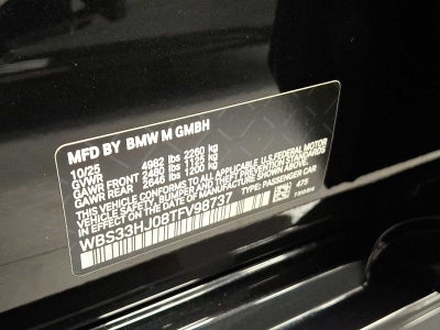 2026 BMW M3 Competition xDrive Sedan