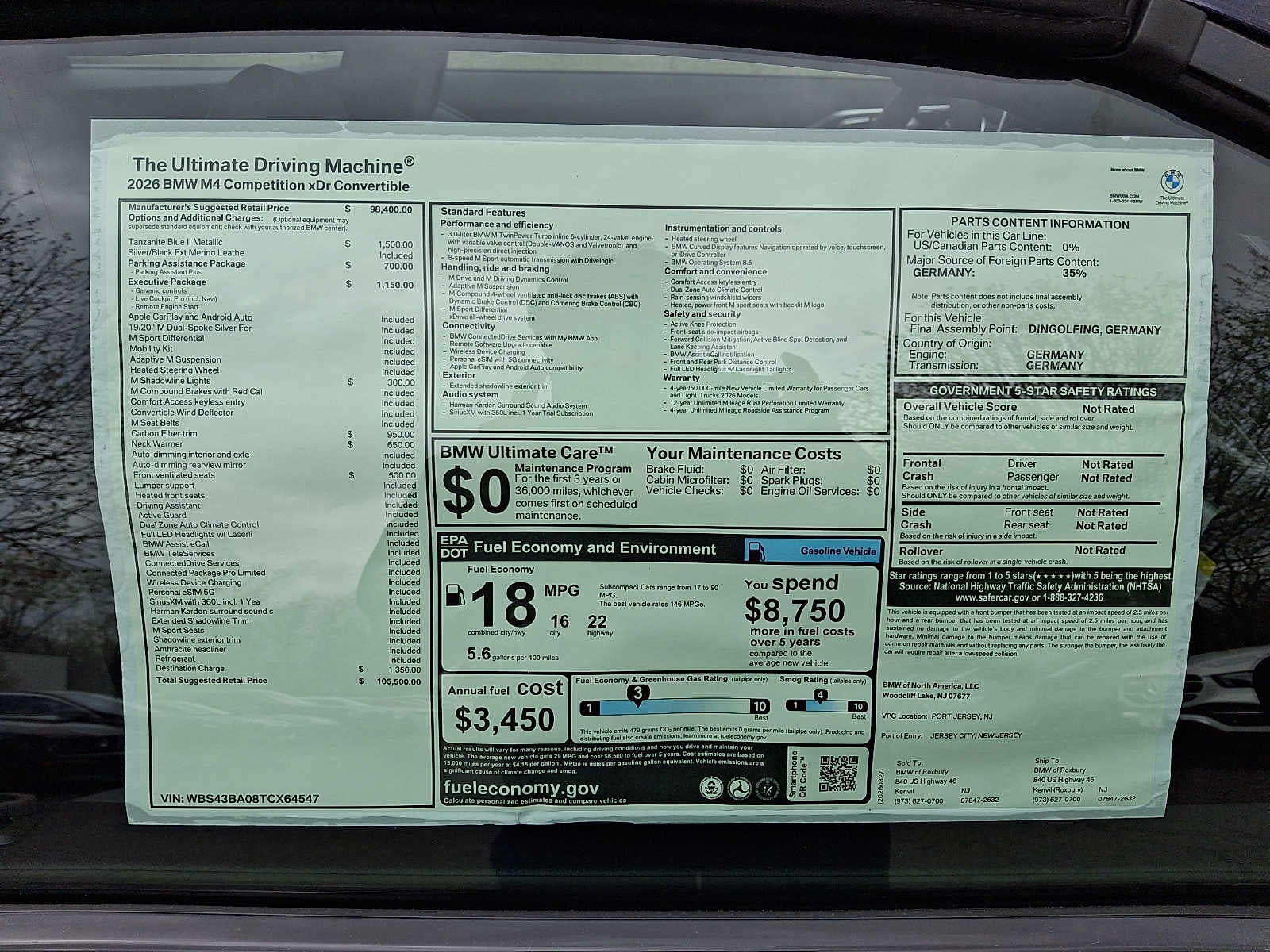2026 BMW M4 Competition xDrive Convertible