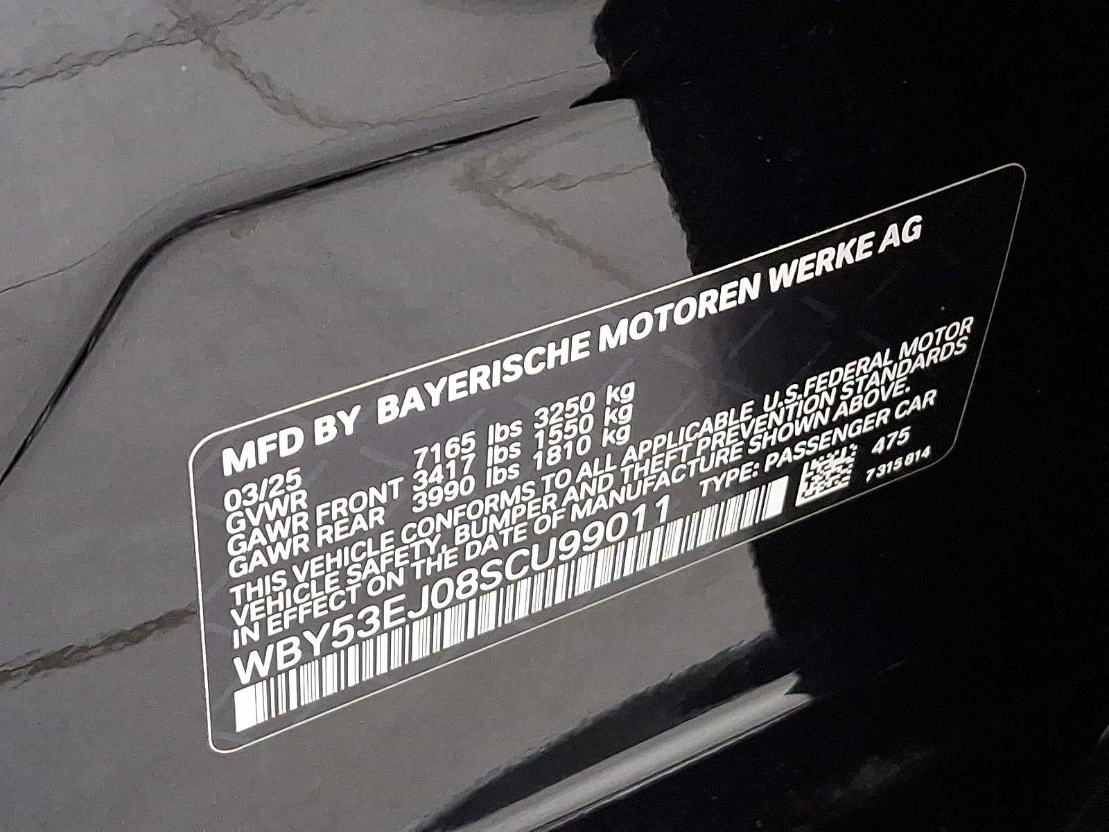 2025 BMW i7 xDrive60 Sedan