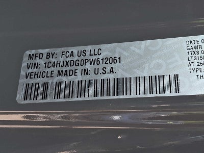 2023 Jeep Wrangler Willys 4 Door 4x4