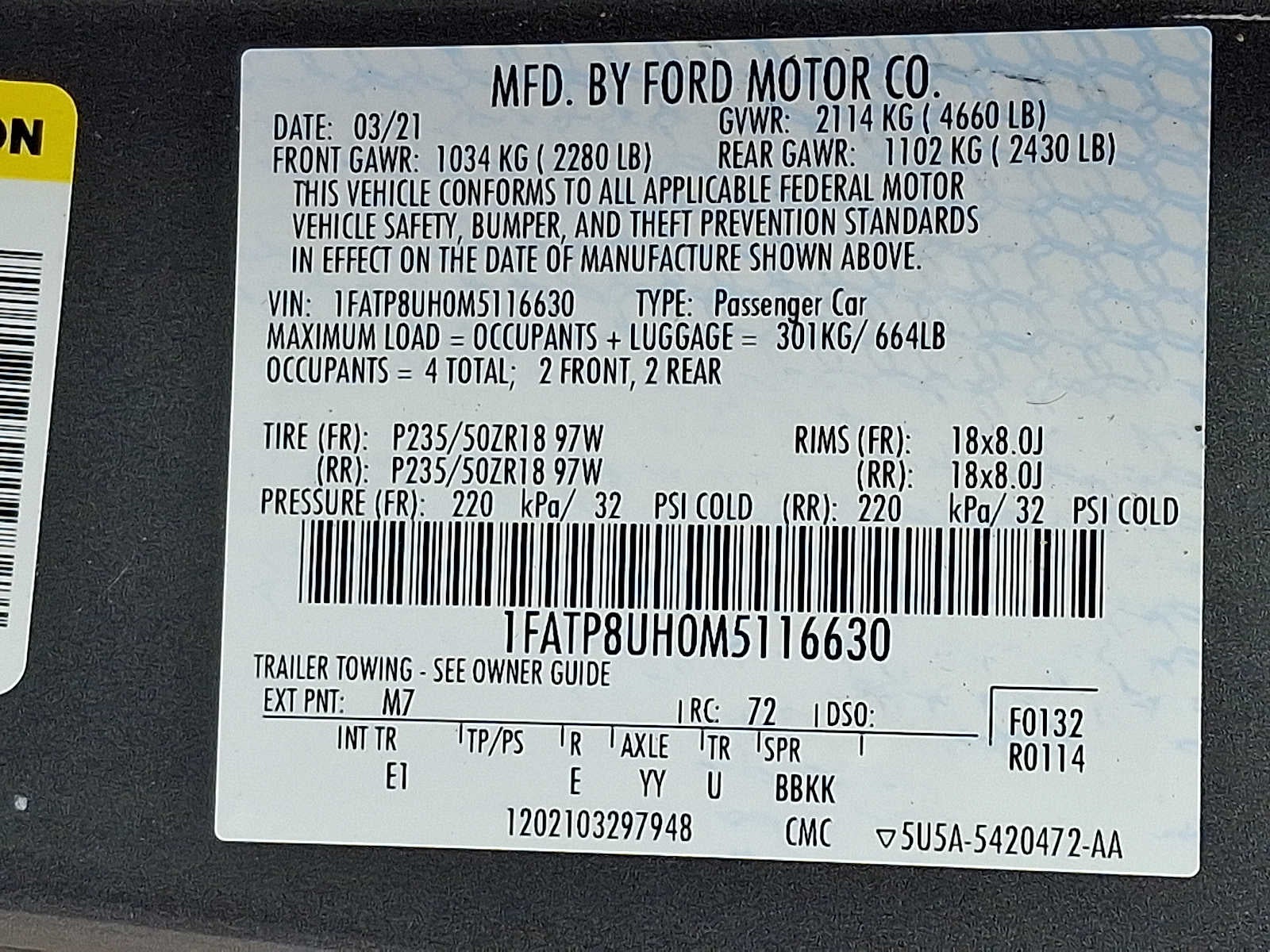 2021 Ford Mustang EcoBoost Premium Convertible