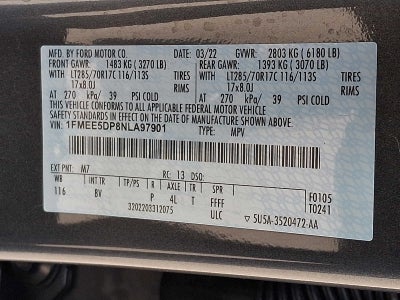 2022 Ford Bronco Badlands 4 Door Advanced 4x4