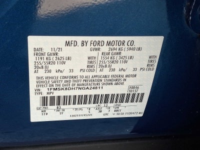 2022 Ford Explorer XLT 4WD