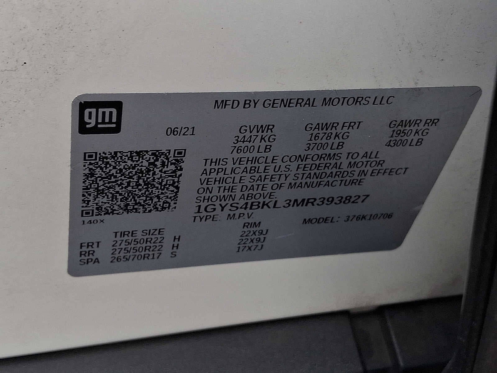 2021 Cadillac Escalade 4WD 4dr Premium Luxury