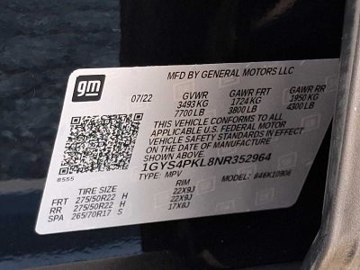 2022 Cadillac Escalade ESV 4WD 4dr Sport