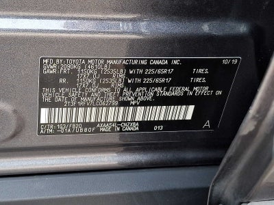 2020 Toyota RAV4 LE AWD