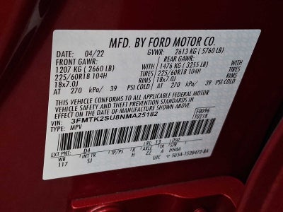 2022 Ford Mustang Mach-E California Route 1 AWD