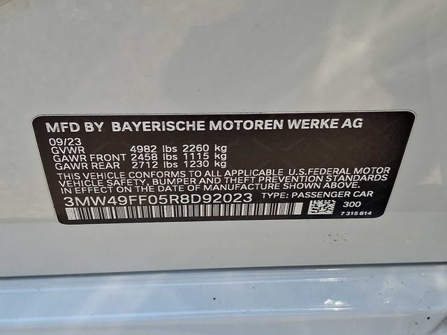 2024 BMW 3 Series M340i xDrive Sedan
