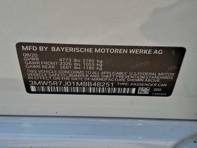 2021 BMW 3 Series 330i xDrive Sedan North America