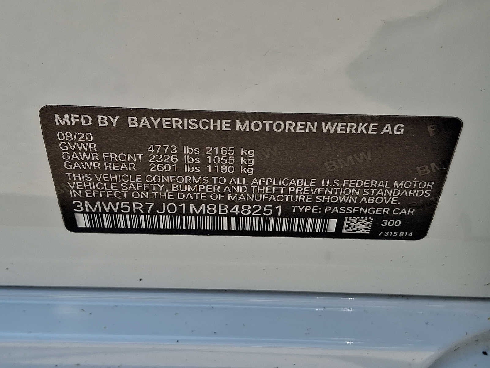 2021 BMW 3 Series 330i xDrive Sedan North America