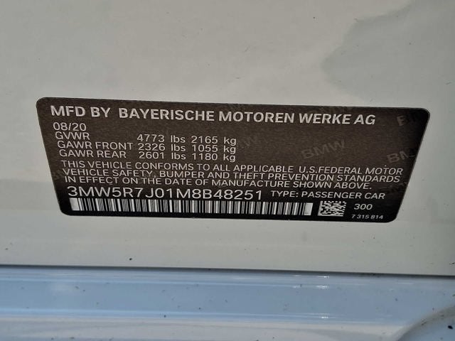 2021 BMW 3 Series 330i xDrive Sedan North America