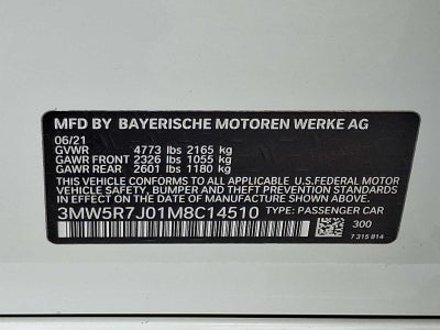 2021 BMW 3 Series 330i xDrive Sedan North America