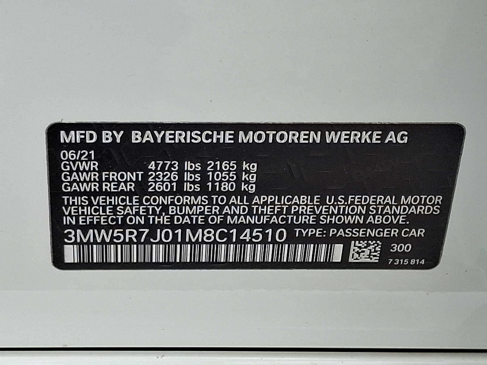2021 BMW 3 Series 330i xDrive Sedan North America