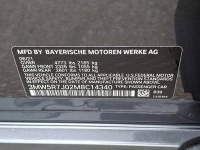 2021 BMW 3 Series 330i xDrive Sedan North America