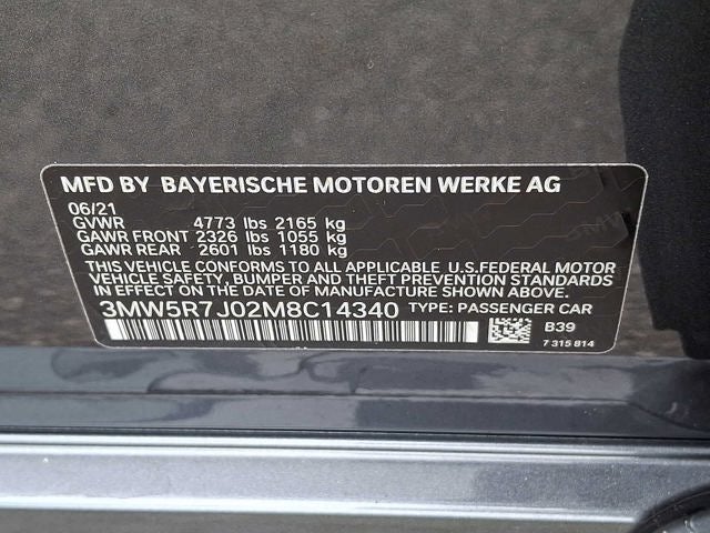 2021 BMW 3 Series 330i xDrive Sedan North America