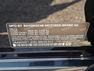 2020 BMW 3 Series 330i xDrive Sedan North America