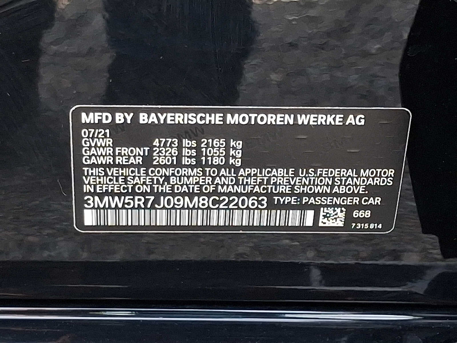 2021 BMW 3 Series 330i xDrive Sedan North America