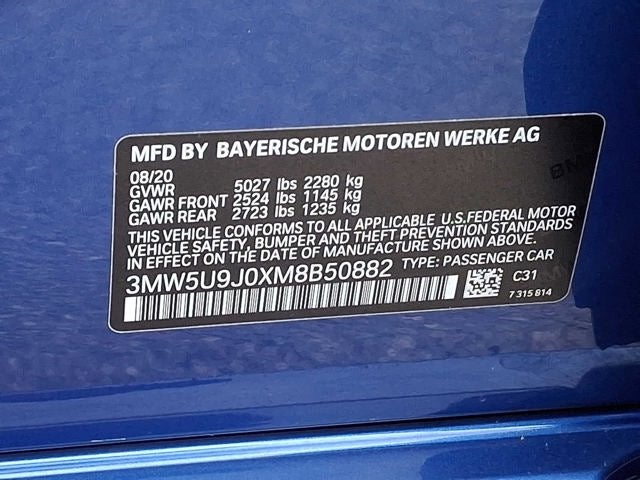2021 BMW 3 Series M340i xDrive Sedan North America