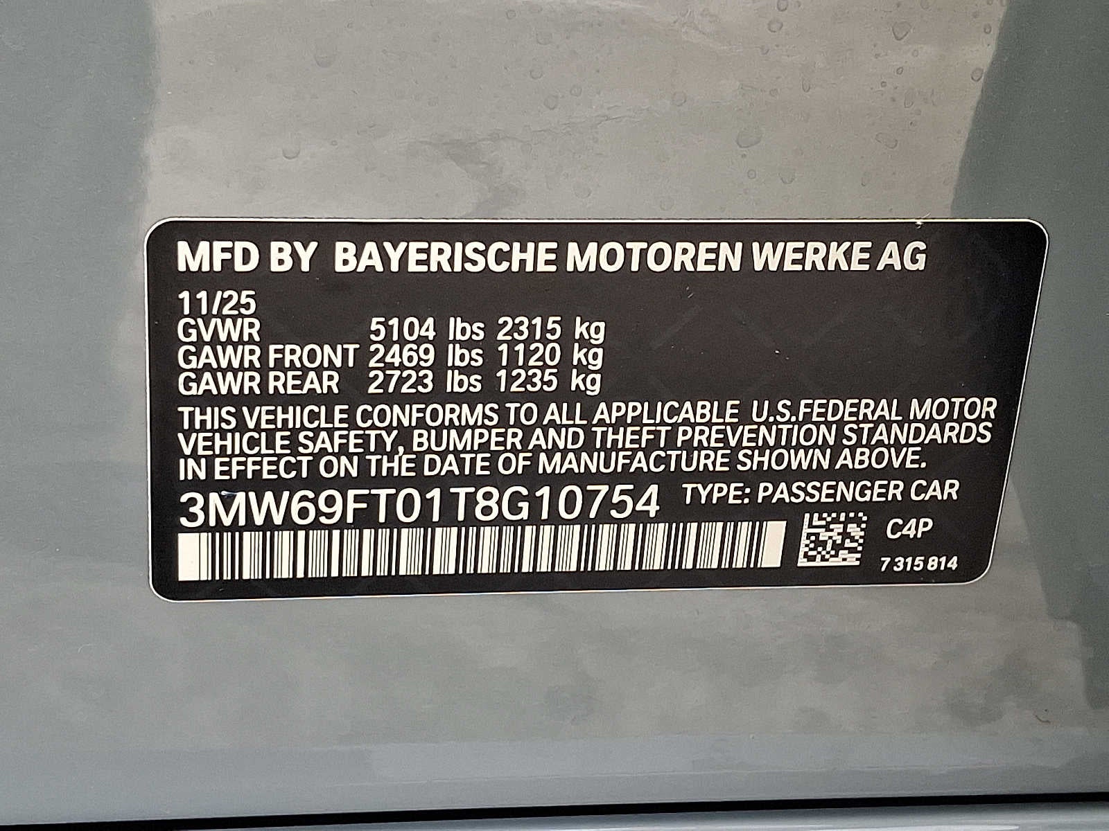2026 BMW 3 Series M340i NA xDrive Sedan