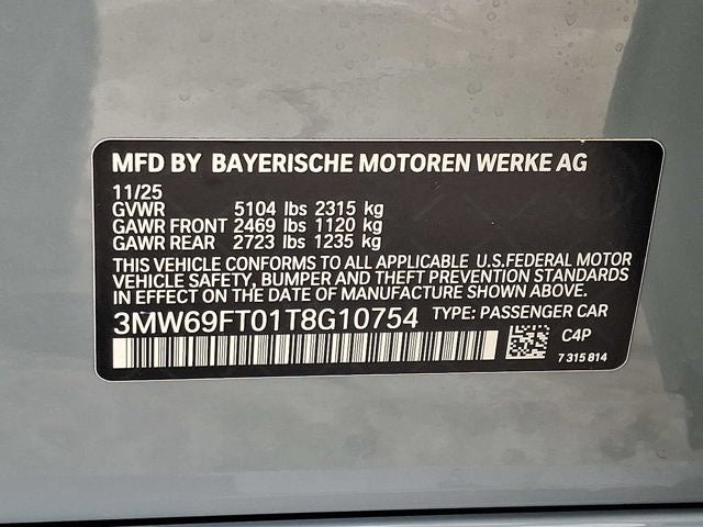 2026 BMW 3 Series M340i NA xDrive Sedan