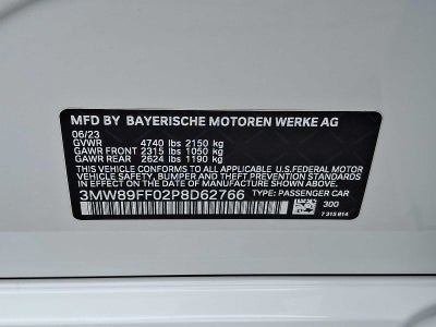 2023 BMW 3 Series 330i xDrive Sedan