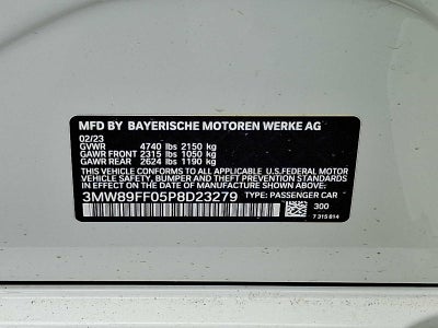 2023 BMW 3 Series 330i xDrive Sedan