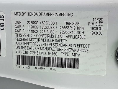 2021 Acura RDX SH-AWD w/Technology Package