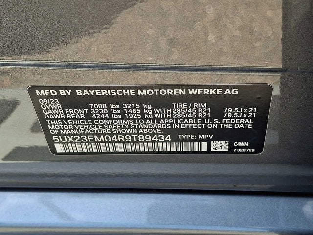 2024 BMW X7 xDrive40i Sports Activity Vehicle