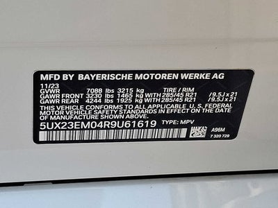 2024 BMW X7 xDrive40i Sports Activity Vehicle