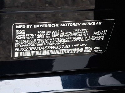 2025 BMW X7 xDrive40i Sports Activity Vehicle
