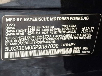 2023 BMW X7 xDrive40i Sports Activity Vehicle