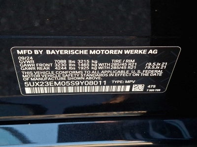 2025 BMW X7 xDrive40i Sports Activity Vehicle
