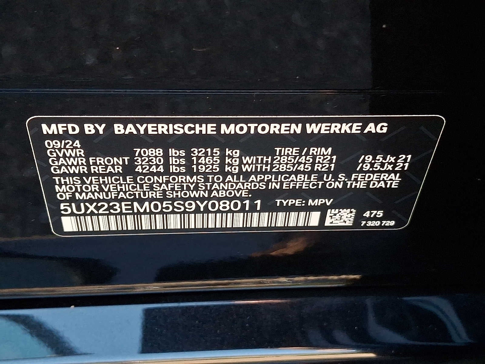 2025 BMW X7 xDrive40i Sports Activity Vehicle