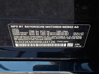 2024 BMW X7 xDrive40i Sports Activity Vehicle