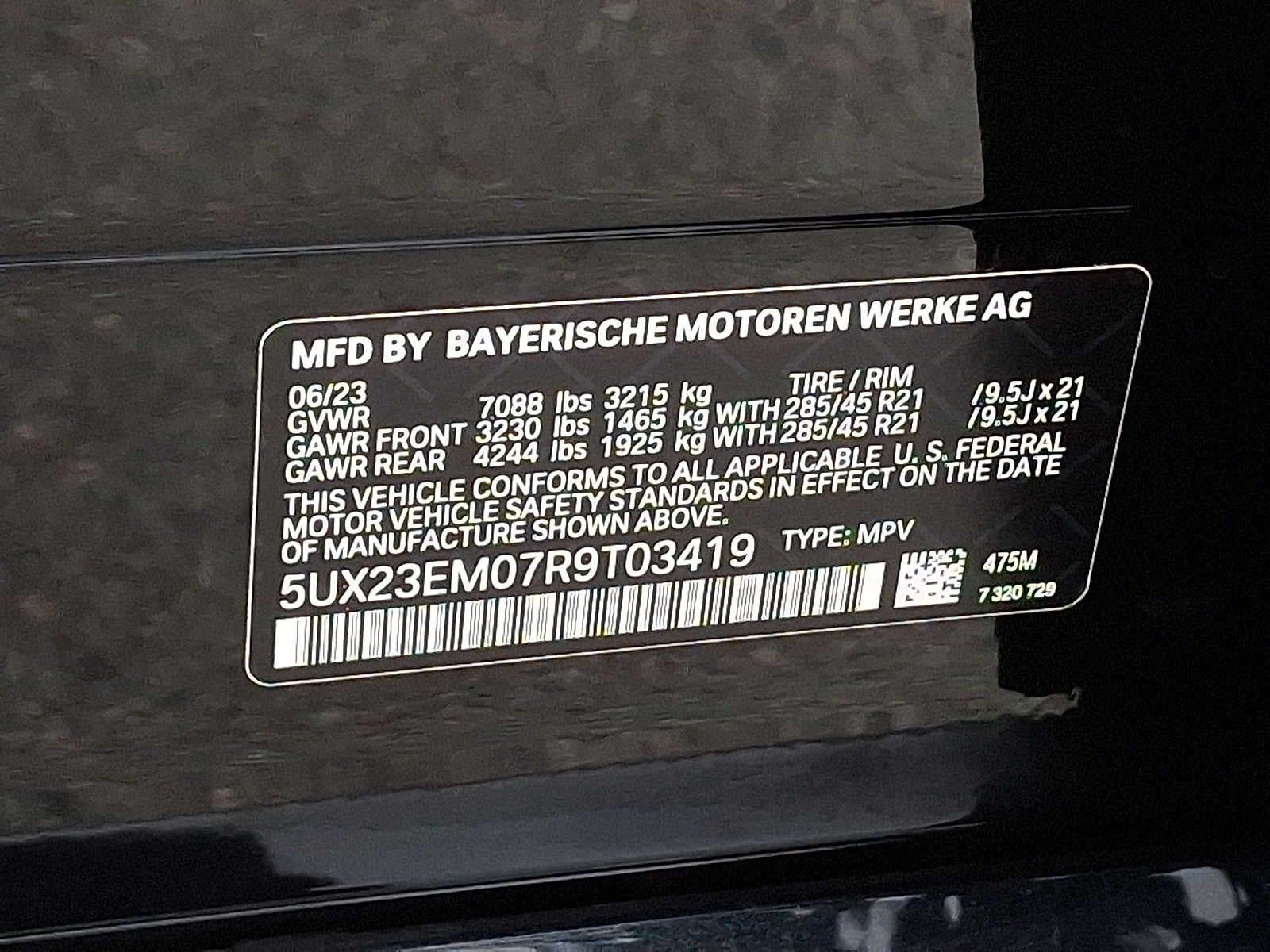 2024 BMW X7 xDrive40i Sports Activity Vehicle